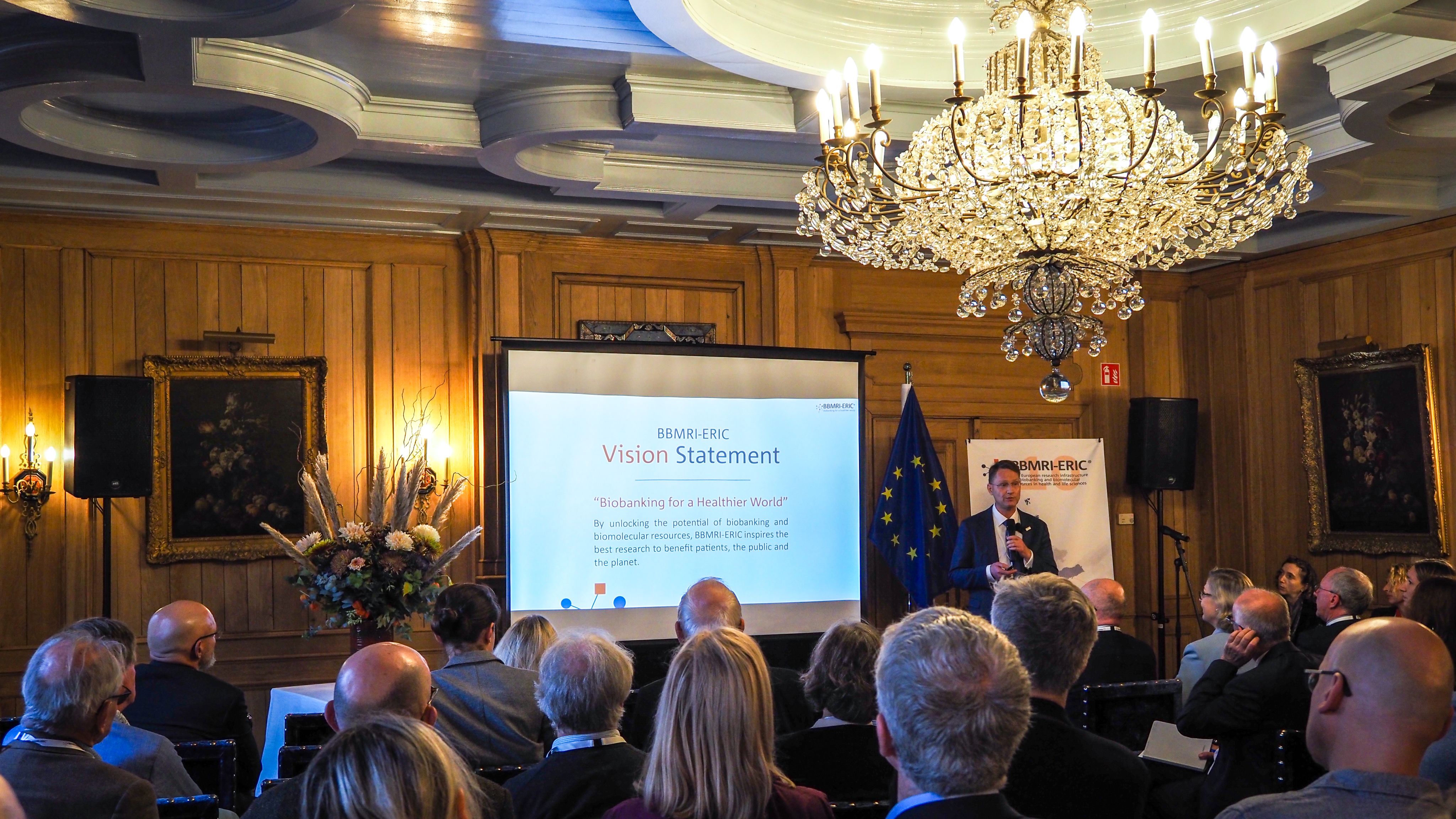 A picture with BBMRI-ERIC's vision statement.