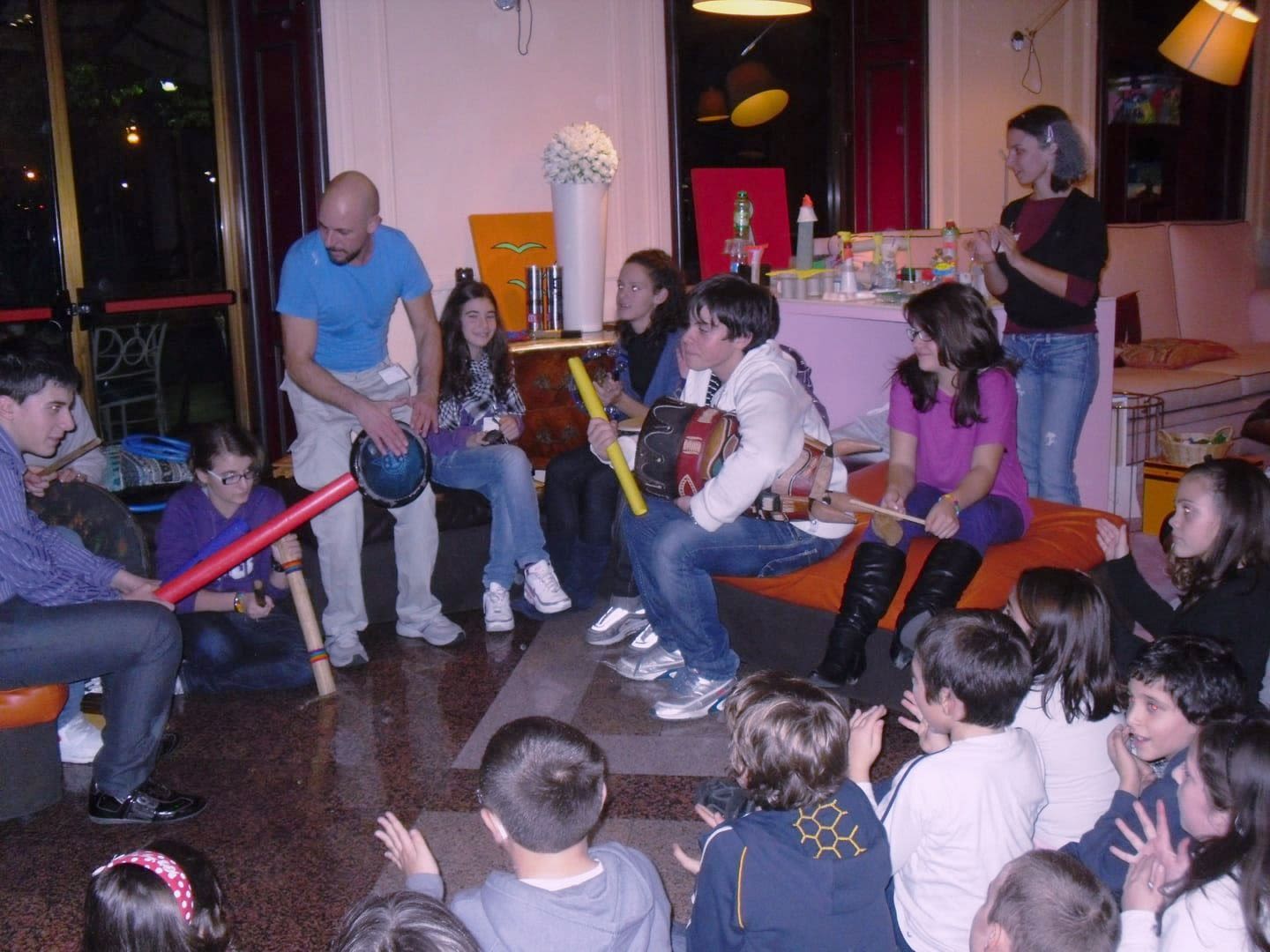 children playing instruments